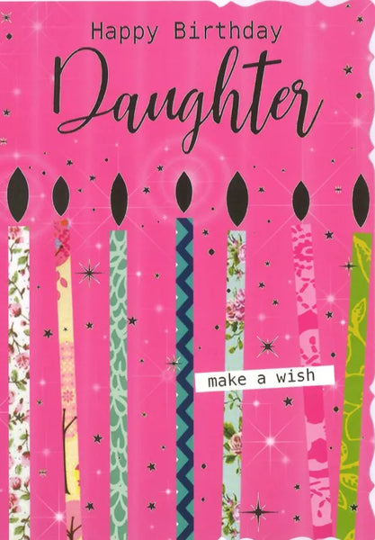 DAUGHTER TRAD BIRTHDAY CARD **
