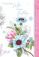 OTB STUDIO C50 - WIFE TRAD Birthday CARD*