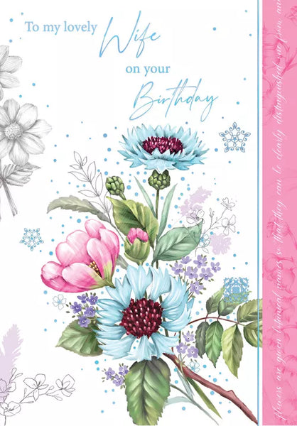OTB STUDIO C50 - WIFE TRAD Birthday CARD*