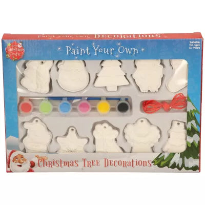 PAINT YOUR OWN XMAS DECORATIONS