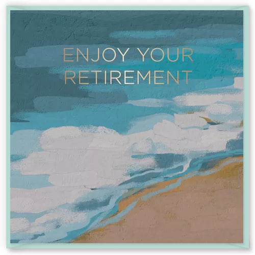 DBV SQ CARDS  - WEST COAST RETIREMENT GREETING CARD