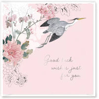 DESIGN BY VIOLET SQUARE CARD - SAKURA "GOOD LUCK"