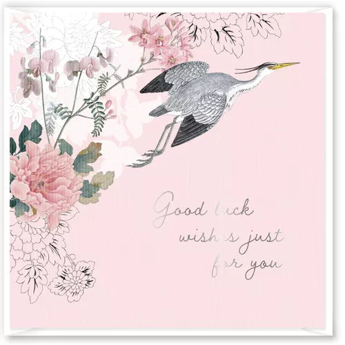 DESIGN BY VIOLET SQUARE CARD - SAKURA "GOOD LUCK"