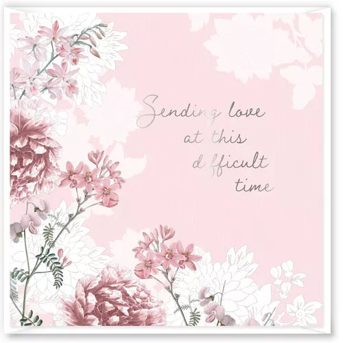 DBV SQ CARDS  - SAKURA SYMPATHY GREETING CARD