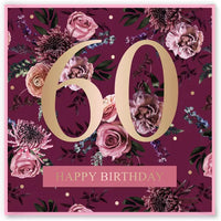 AGE 60 FEMALE - Birthday Card