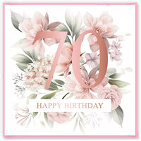 AGE 70 FEMALE - Birthday Card