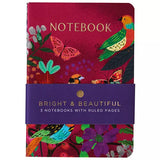 DESIGN BY VIOLET 3 PACK (30 Lined Pages Each) A6 NOTEBOOKS - BRIGHT & BEAUTIFUL