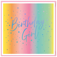 LOVELY DAY B'DAY GIRL BIRTHDAY CARD
