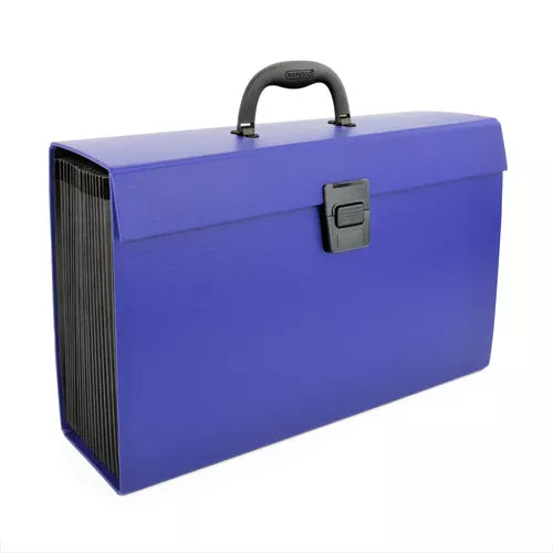 RAPESCO EXPANDING 19 POCKET FILE BLACK (HOLDS A4 DOCUMENTS)