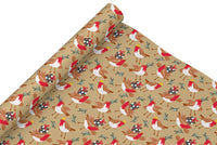 ECO NATURE 3M CHRISTMAS ROLL WRAP (SMARTWRAP) - ROBIN