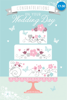 CONGRATULATIONS ON YOUR WEDDING DAY CARD