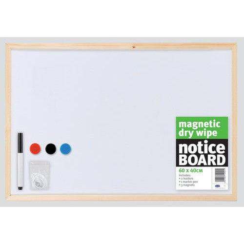 Board Magnetic Dry Wipe 60X40