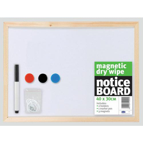 Board Magnetic Dry Wipe 40X30