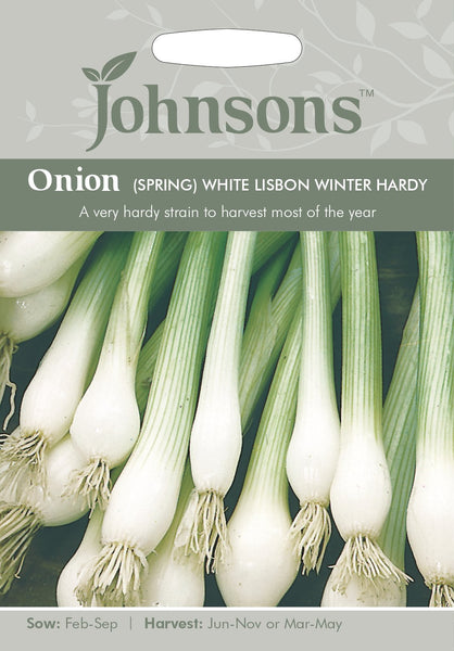 ONION (Spring) White Lisbon Winter Hardy