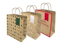 Medium Foiled Kraft Gift Bag