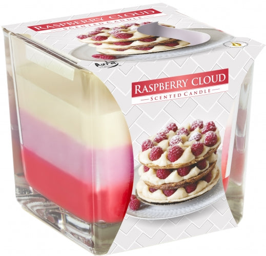 Rainbow Jar Candle - Raspberry Cloud