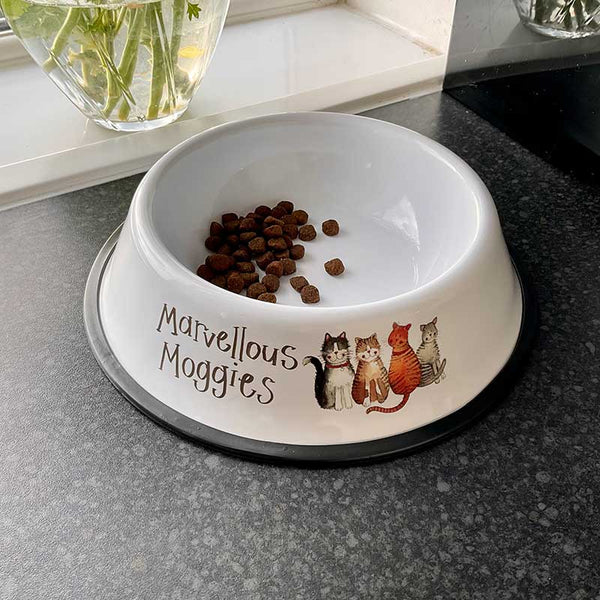 Marvellous Moggies Cat Bowl