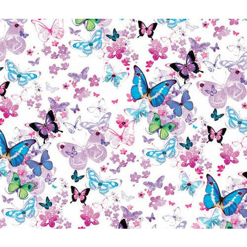 Butterflies Gift Wrap - 1 Sheet - Birthday