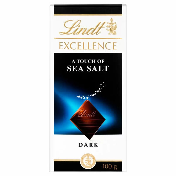Lindt Excellence Dark Sea Salt Chocolate Bar 100g