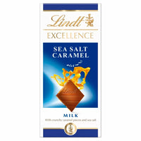 Lindt Excellence Milk Sea Salt Caramel Bar 100g