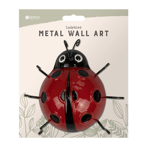 Metallic Ladybird Wall Decoration