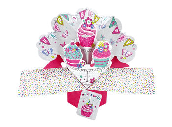 Birthday Cupcakes Pop-Up Card