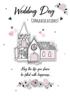 Wedding Day - Church -Greeting Card