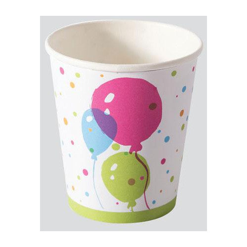 10 Balloon Paper Cups - 20cl