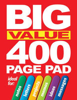 Big Value 400 page pad