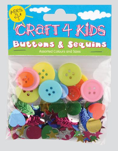 CRAFT 4 KIDS Buttons & Sequins