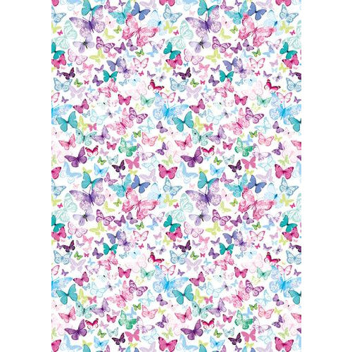 Butterflies Gift Wrap - 1 Sheet