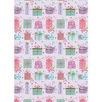 Pink Parcels Gift Wrap - 1 Sheet - Birthday