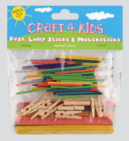 CRAFT 4 KIDS Pegs/Lolly Sticks/Matchsticks