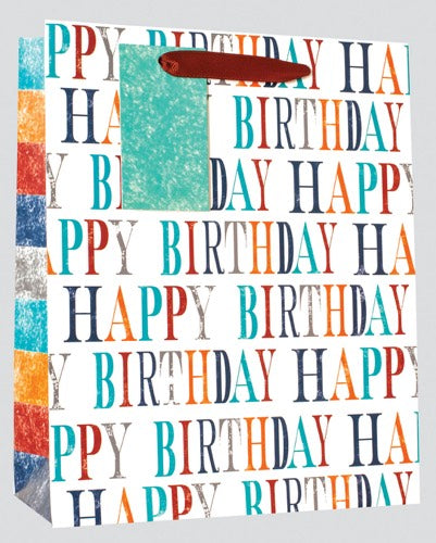 GIFT BAG HAPPY BIRTHDAY Medium