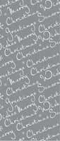 8 Sheets Christmas Tissue Paper (Script )