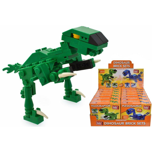 Dinosaur Bricks Sets 2 Assorted