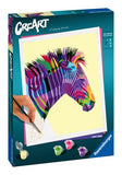 CreArt Paint by Numbers - Funky Zebra