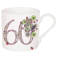 Doodleicious 60th Mug