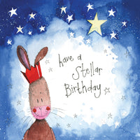 STARLIGHT BIRTHDAY LITTLE FOIL CARD