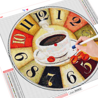 Diamond Painting - Coffee Clock