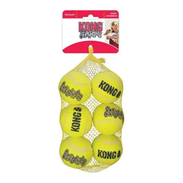 Kong Squeakair Tennis Balls Medium 6pack
