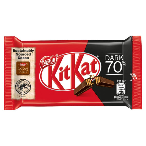 Kit Kat 70% Dark 4 finger