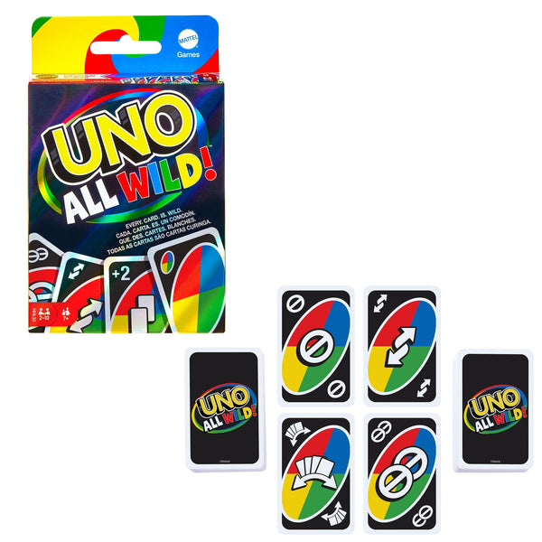 UNO WILD CARD GAME Great Family Fun