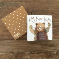 BEAR HUGS MINI MAGNETIC NOTEPAD