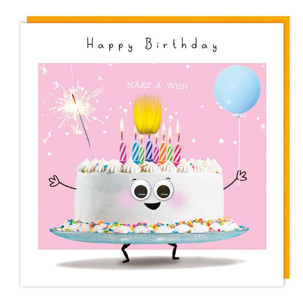 Cake & Candles Birthday Card