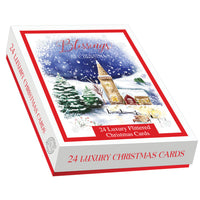 Box 24 Luxury Cards - Winter Blessings