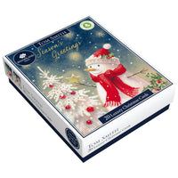 Box 20 Luxury Cards - Snowman