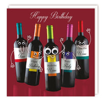 Gogglies  - Birthday Card - Wine