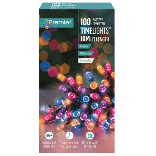 100 LED TimeLights - Rainbow