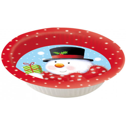 Kids Christmas Paper Bowls - Pack of 6